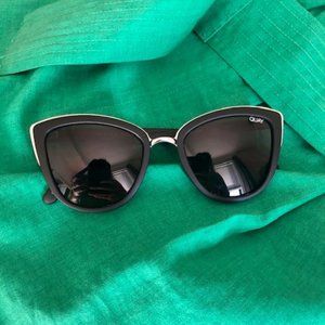 QUAY Cat-Eye Honey Sunglasses
